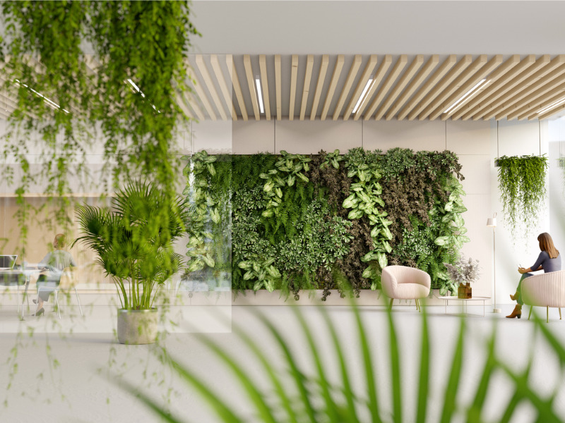 Green buildings can boost productivity, well-being and health of workers Image