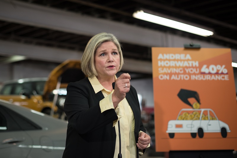 NDP auto platform: 40% rate cut, frozen rate increases, and a Fair Pricing Commission Image