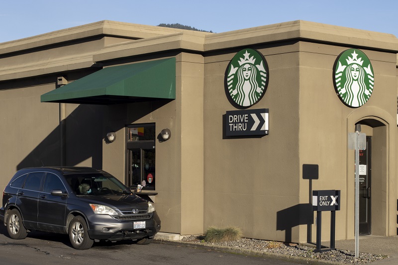 Who has right-of-way in Starbucks’ drive-through free-for-all? Image
