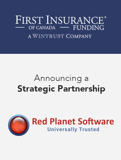 FIRST Insurance Funding of Canada and Red Planet Software Partner to Expand Broker Capabilities Image
