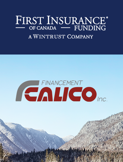 FIRST Insurance Funding of Canada Obtains Financement Calico’s Premium Finance Business Image