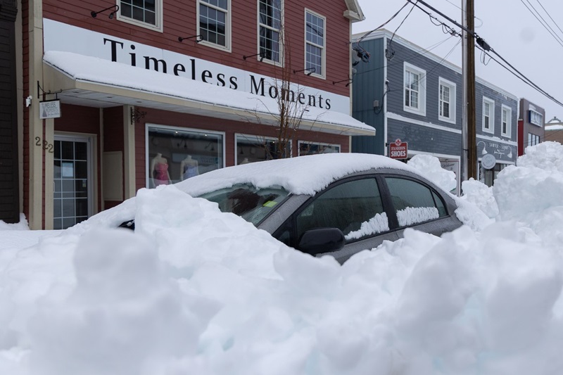 As planet warms, ferocious snowfalls like the one that hit Nova Scotia could increase Image