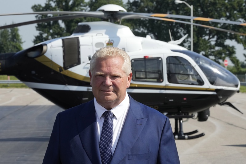 Ontario to buy police helicopters to help fight auto theft Image