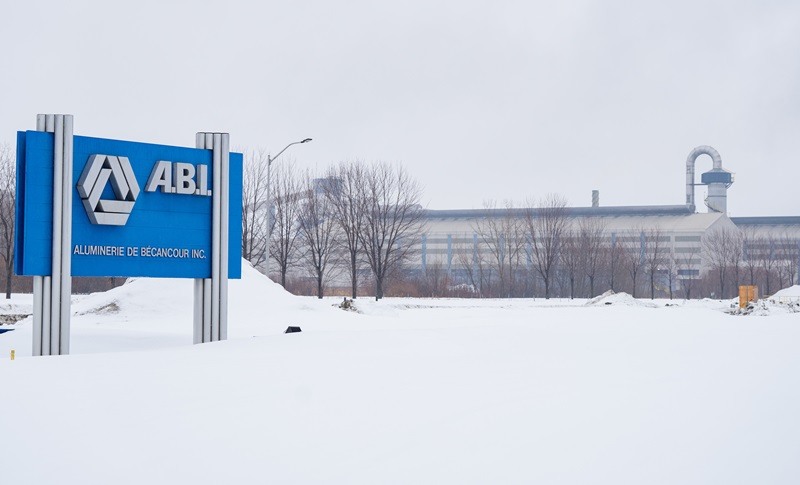 Aluminerie de Bécancour Inc. (ABI), an aluminum supplier, is seen in Bécancour, Que., on Wednesday, March 5, 2025. THE CANADIAN PRESS/Christinne Muschi
