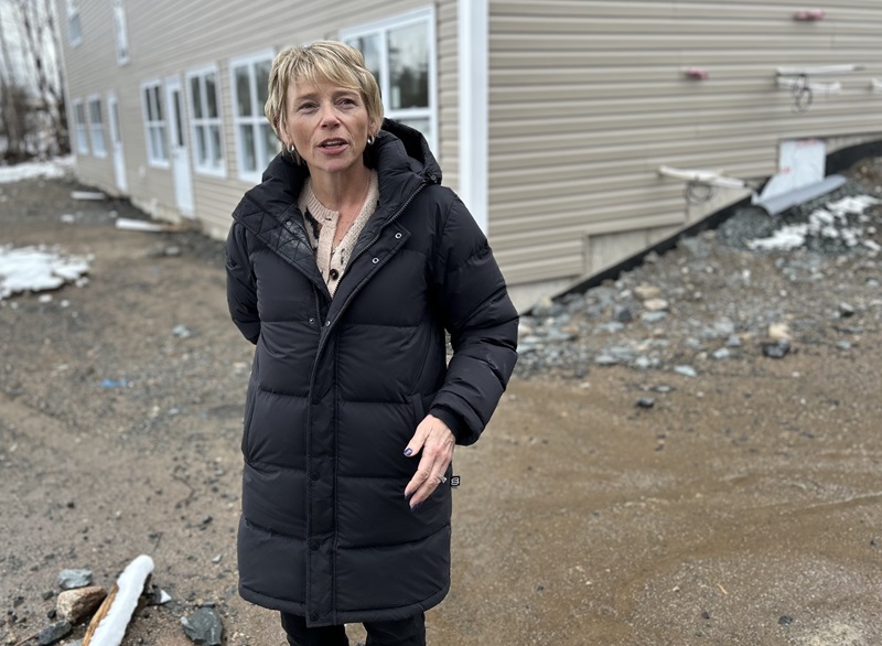 Donna Buckland's daycare in Halifax was rebuilt after it was destroyed in a May 2023 wildfire.