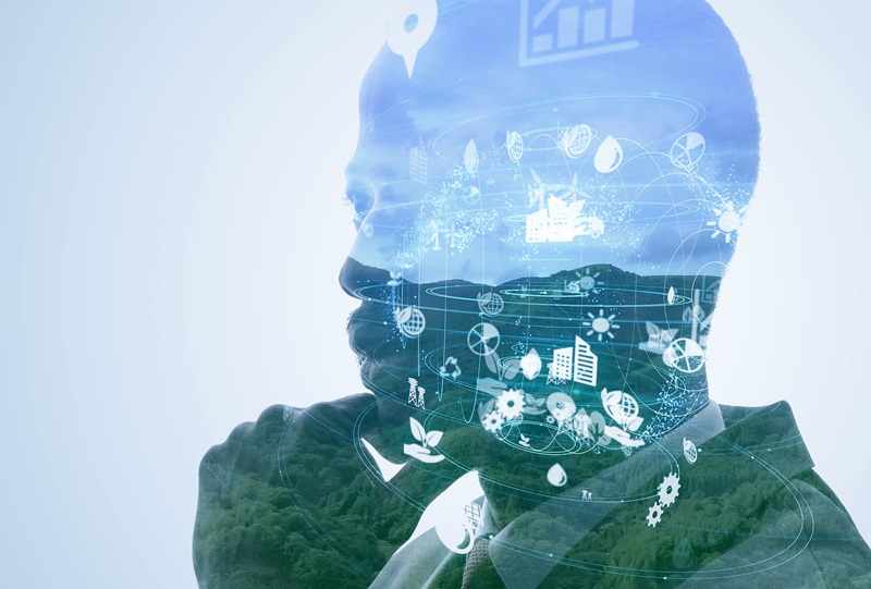 Environmental technology concept. Sustainable development goals. SDGs.