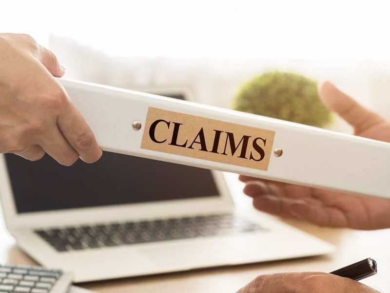 Passing claims documents to an insurance company