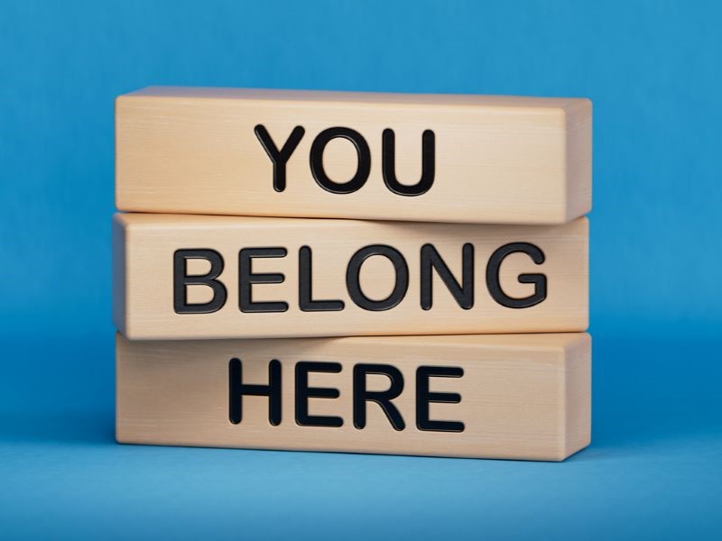 You belong here to symbolize DEI advantages