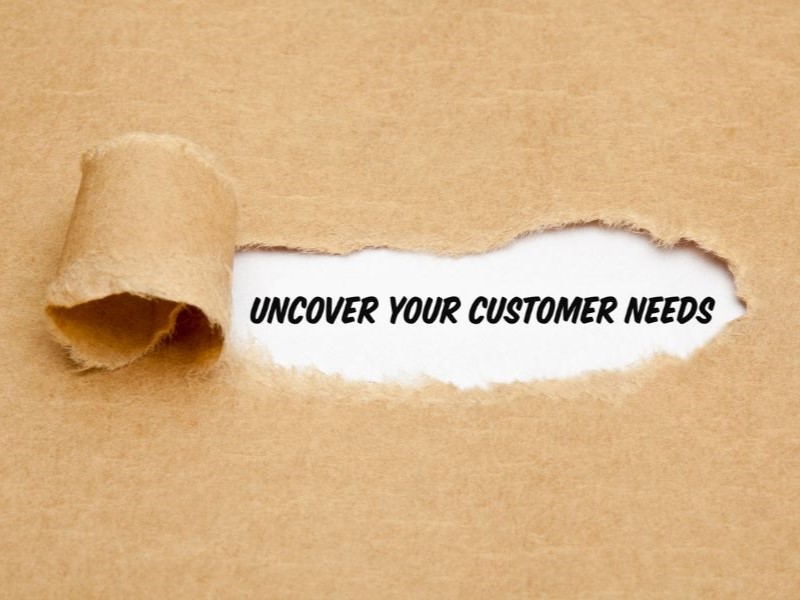 Revealing a need to consider customer needs