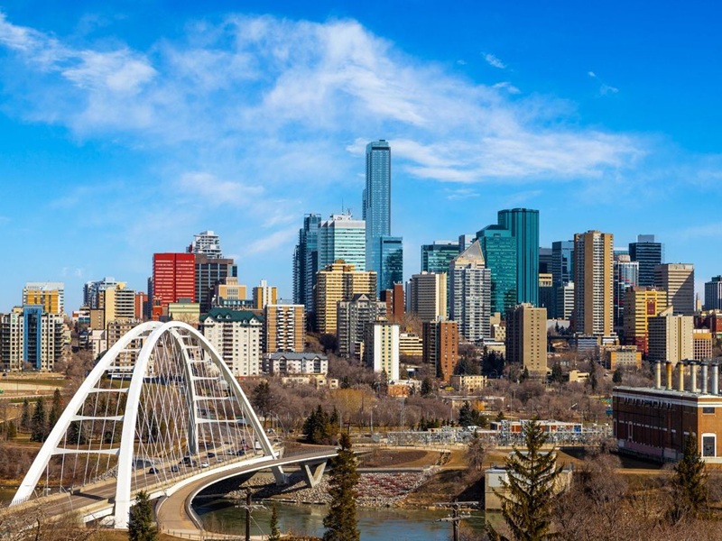 Edmonton downtown skyline