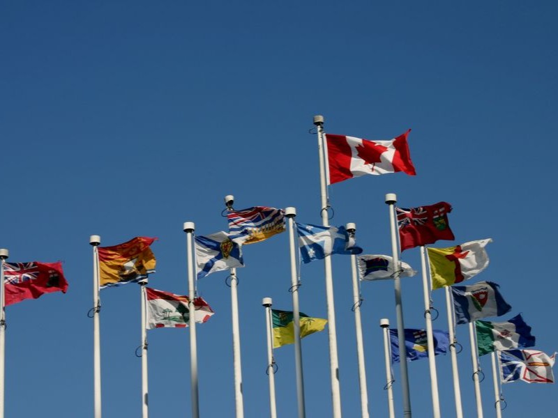 Canadian provincial flags