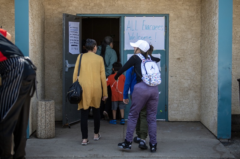 A support for wildfire evacuees in Prince Albert, Sask.