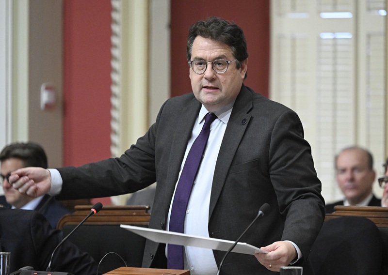 Quebec Environment Minister Bernard Drainville