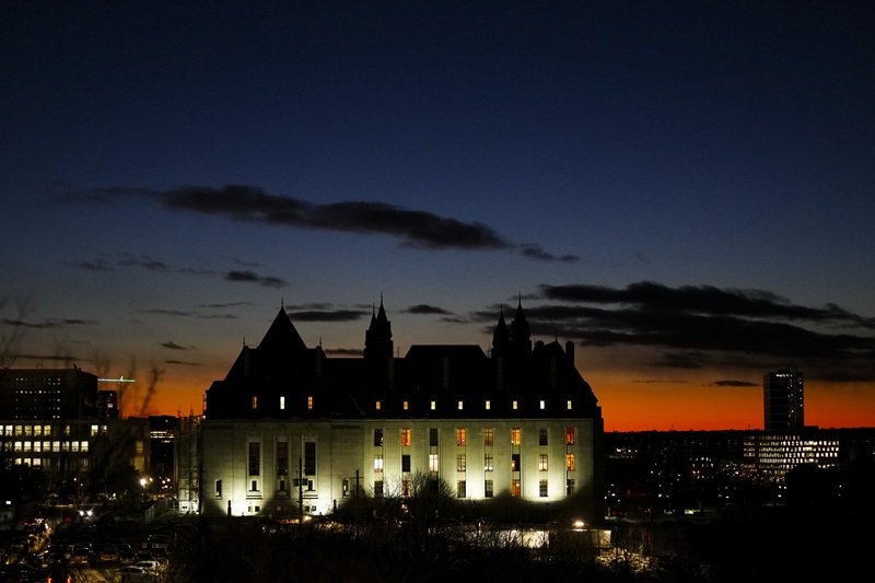 The Supreme Court of Canada is pictured in Ottawa on Wednesday, Dec. 13, 2023. THE CANADIAN PRESS/Sean Kilpatrick