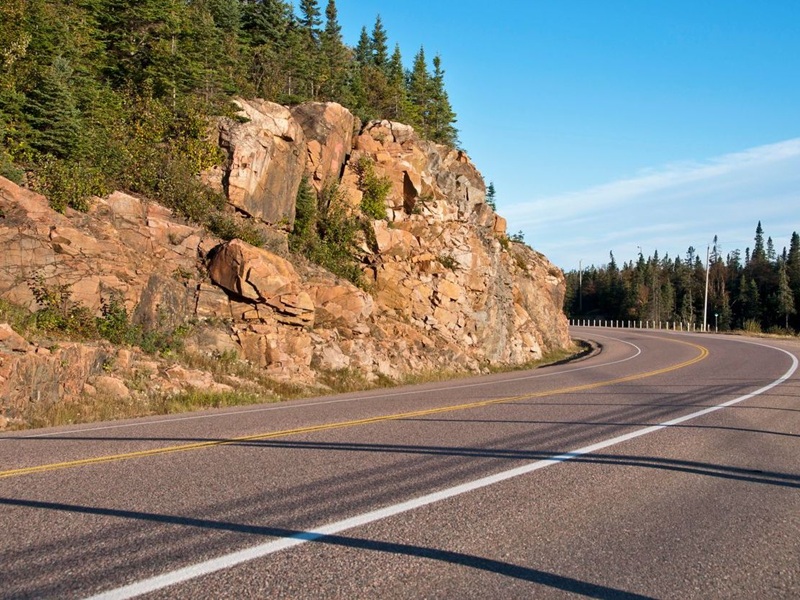 Road in Thunder Bay, Ont.