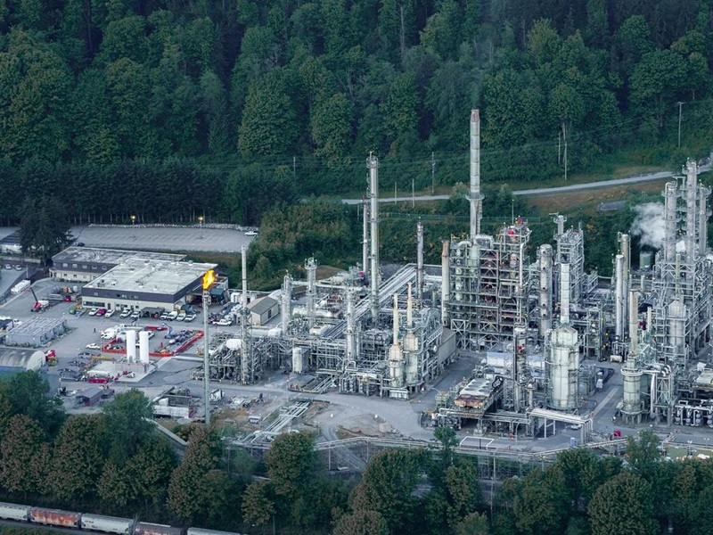 Oil industrial building in Vancouver