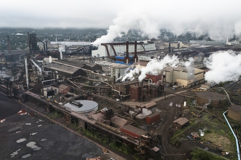 Algoma Steel in Sault Ste. Marie, Ont.