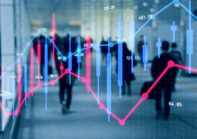 Society and finance concept. Financial technology. Fintech. Investment. Asset management.