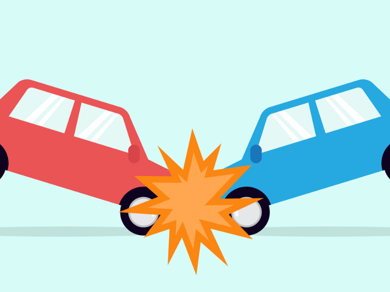 Concept for car accident